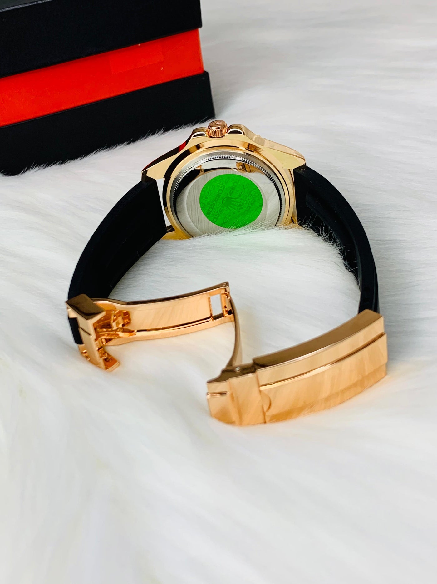 New Rolex Oyester Perpetual Black Belt Watch