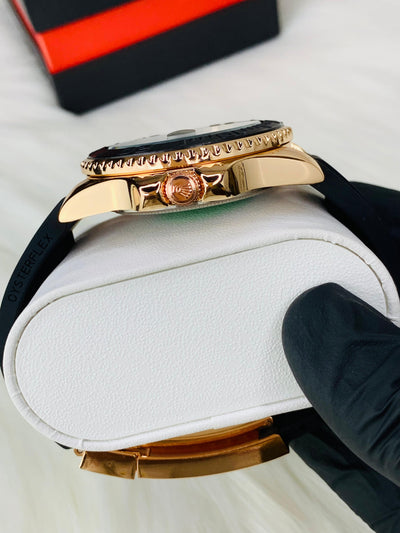 New Rolex Oyester Perpetual Black Belt Watch