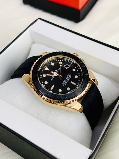New Rolex Oyester Perpetual Black Belt Watch